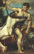TIZIANO Vecellio Venus and Adonis, detail AR oil painting picture wholesale